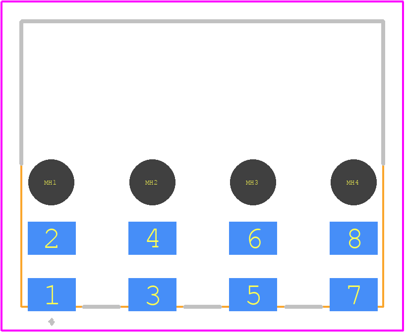 1271.1004 - MENTOR PCB footprint - Other - Other - 1271.1004-1