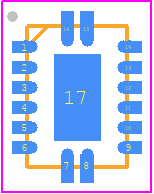 74AHC594BQ-Q100,11 - Nexperia PCB footprint - Quad Flat No-Lead - Quad Flat No-Lead - DHVQFN