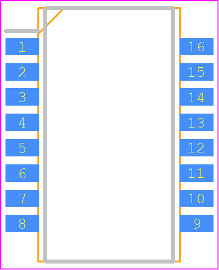 H1197NL - Yageo Group PCB footprint - Small Outline Packages - Small Outline Packages - H1197NL