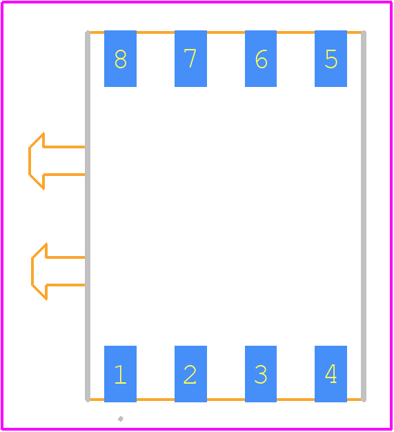 SSCMRRN040MGAA5 - Honeywell PCB footprint - Other - Other - SSCMRRN040MGAA5-1