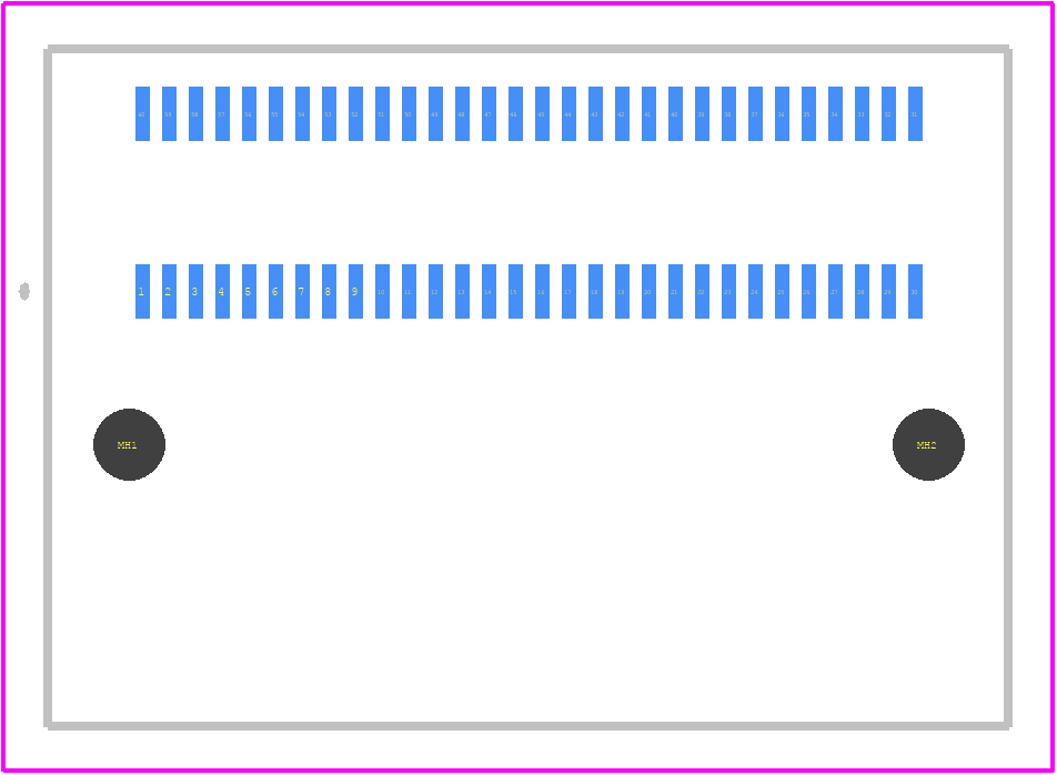 2324869-1 - TE Connectivity PCB footprint - Other - Other - 2324869-1-2