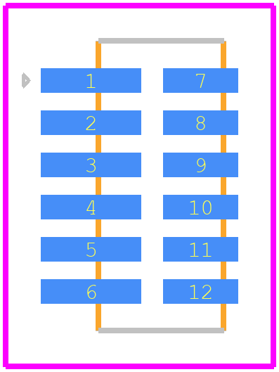 874370673 - Molex PCB footprint - Other - Other - 874370673-1