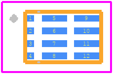 EPC2152 - EPC PCB footprint - Other - Other - EPC2152-3