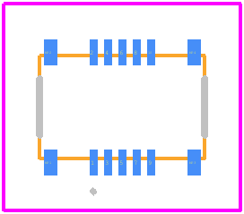 DF40B-10DS-0.4V(58) - Hirose PCB footprint - Other - Other - DF40B-10DS-0.4V(58)-2