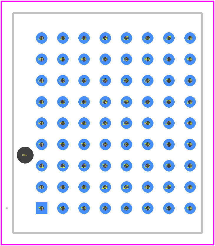 2332817-1 - TE Connectivity PCB footprint - Other - Other - 2332817-1-8