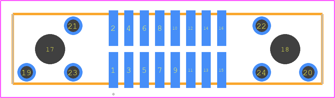 TFM-108-02-L-D-DS - SAMTEC PCB footprint - Other - Other - TFM-108-02-L-D-DS