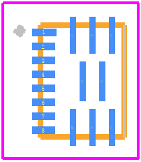 MPQ8632GL-10-P - Monolithic Power Systems (MPS) PCB footprint - Other - Other - MPQ8632GL-10-P-5