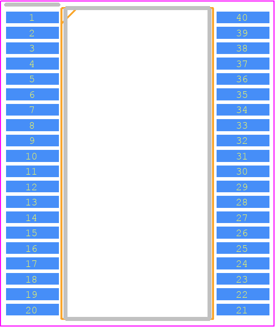 PCF8566T/1,112 - NXP PCB footprint - Small Outline Packages - Small Outline Packages - SOT158-1