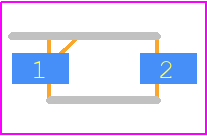 1N4148W - Rectron PCB footprint - Small Outline Diode - Small Outline Diode - 1N4148W