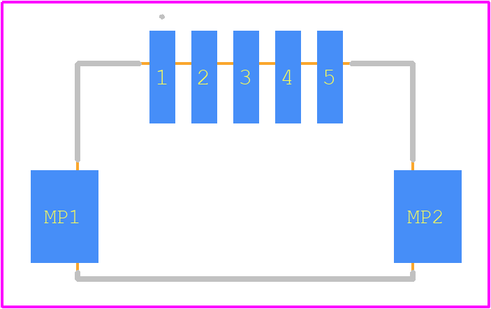 292228-5 - TE Connectivity PCB footprint - Other - Other - 292228-5-1