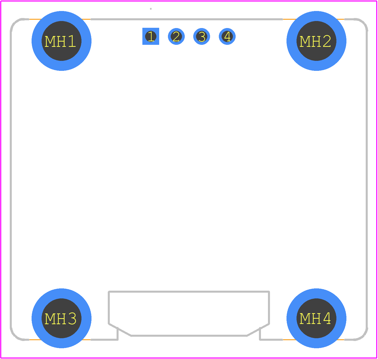 MDOB128064XV-YI - MIDAS PCB footprint - Other - Other - MDOB128064XV-YI-3
