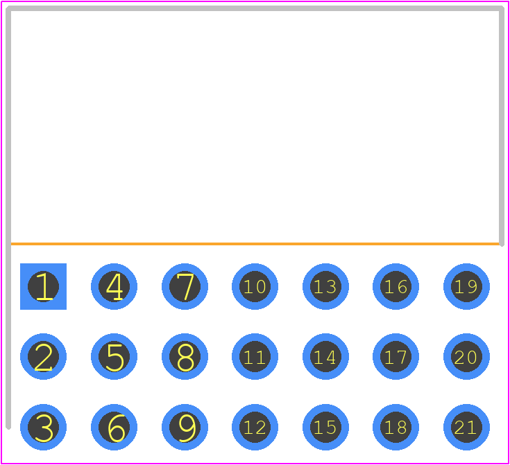 SSW-107-02-GT-T-RA - SAMTEC PCB footprint - Other - Other - SSW-107-02-GT-T-RA--