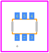 DMN32D4SDW-7 - Diodes Incorporated PCB footprint - Other - Other - SOT-363