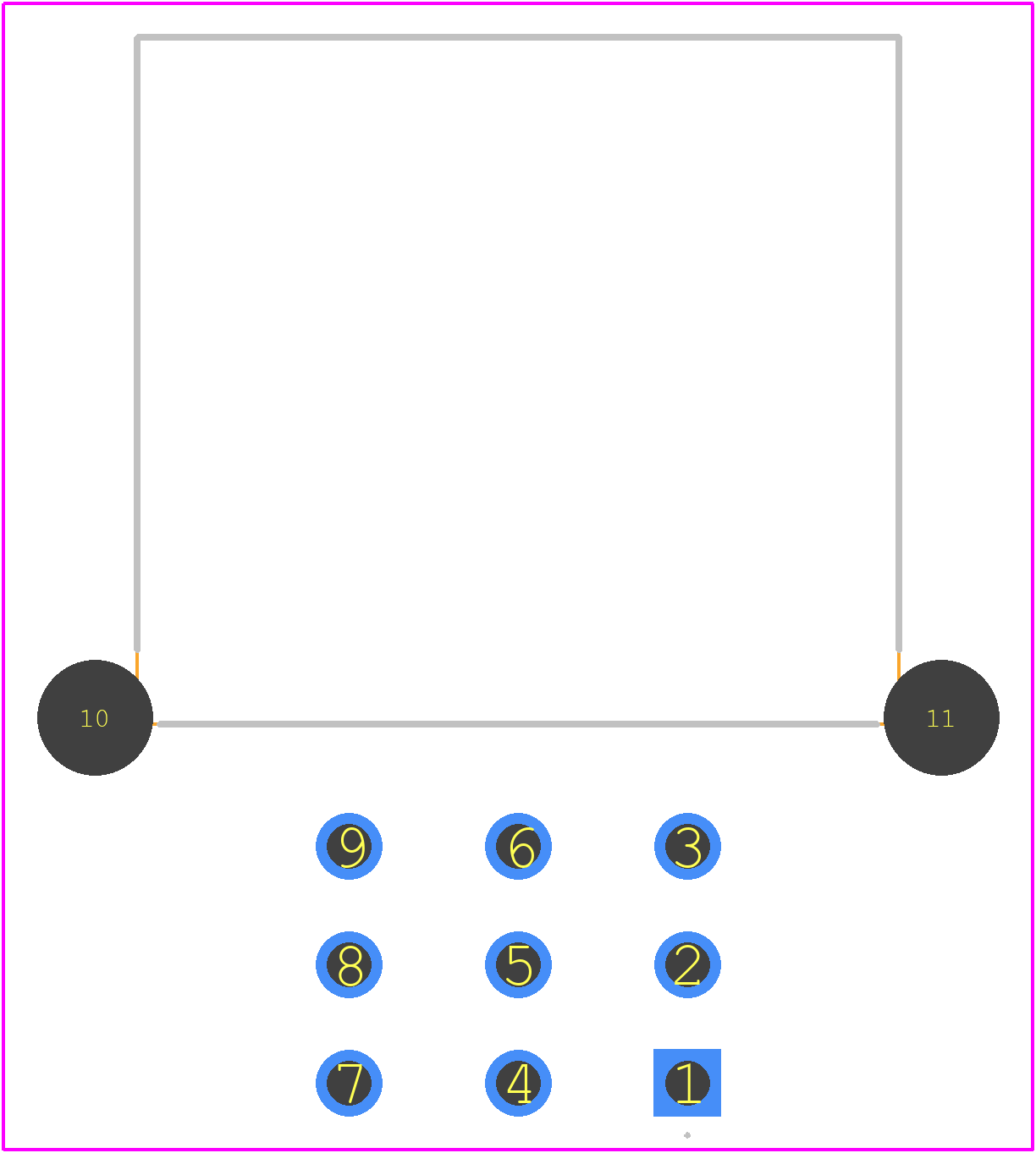 966140-4 - TE Connectivity PCB footprint - Other - Other - 966140-4-5