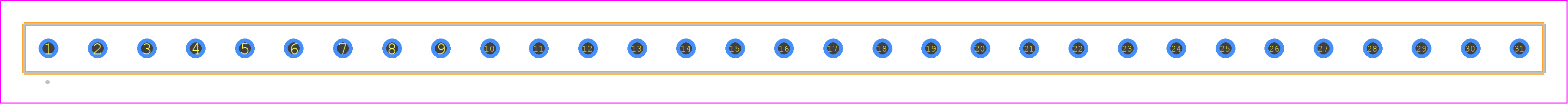 BBL-131-G-E - SAMTEC PCB footprint - Other - Other - BBL-131-Y-X