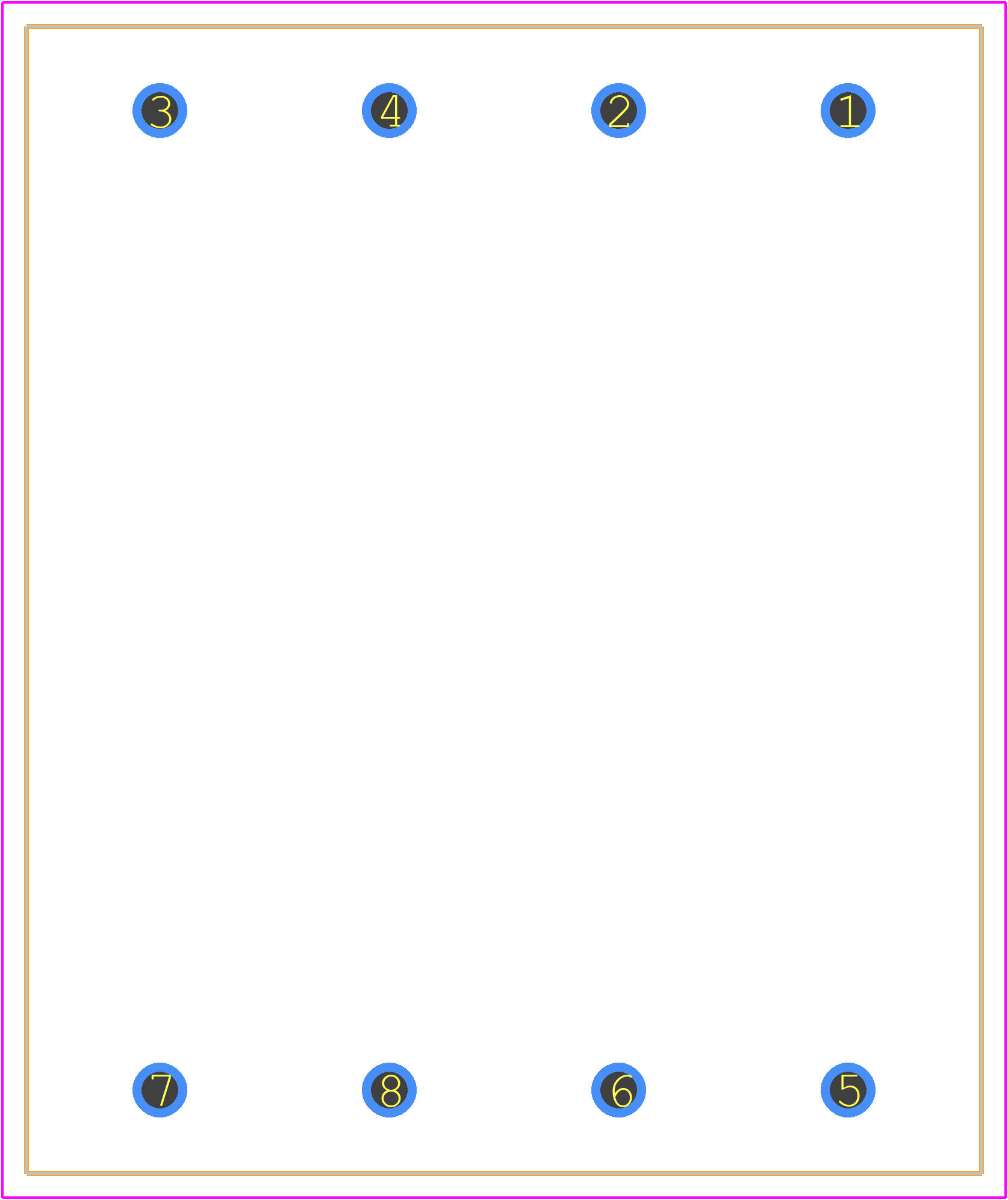 FP10-250 - Triad Magnetics PCB footprint - Other - Other - FP10-250-1