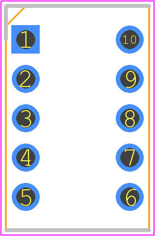 GL8E030 - Sharp Microelectronics PCB footprint - Dual-In-Line Sockets - Dual-In-Line Sockets - GL8E030--