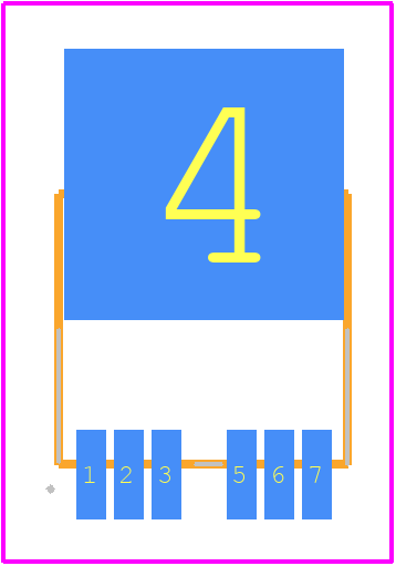 VN5E010MHTR-E - STMicroelectronics PCB footprint - Other - Other - VN5E010MHTR-E-3