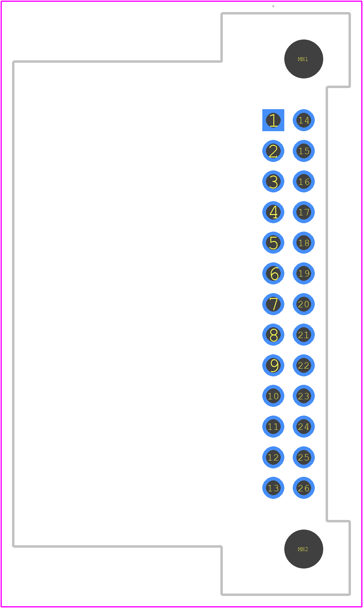 185534-3 - TE Connectivity PCB footprint - Other - Other - 185534-3-2