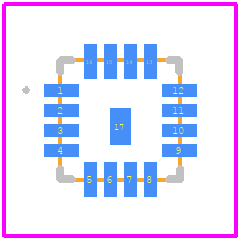 L6983C33QTR - STMicroelectronics PCB footprint - Other - Other - QFN16 (3x3 mm)