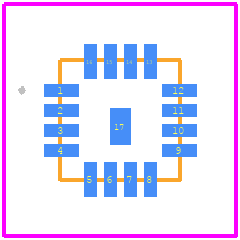 L6983CQTR - STMicroelectronics PCB footprint - Other - Other - QFN16   (3 x 3 mm)