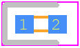 IN-S42BT5A - Inolux PCB footprint - LEDs Chip - LEDs Chip - IN-S42BT5A