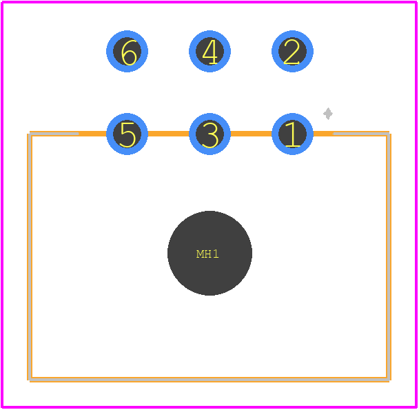 3-794620-6 - TE Connectivity PCB footprint - Other - Other - 3-794620-6-1