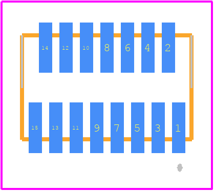 BKT-115-01-F-V-P-TR - SAMTEC PCB footprint - Other - Other - BKT-115-01-F-V-P-TR-3