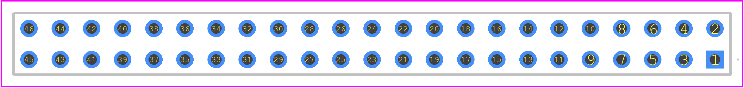 2-146762-4 - TE Connectivity PCB footprint - Other - Other - 2-146762-4-1