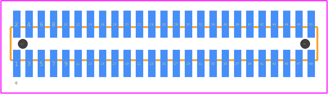 FW-25-05-L-D-372-100-A-P-TR - SAMTEC PCB footprint - Other - Other - FW-25-05-L-D-372-100-A-P-TR-5