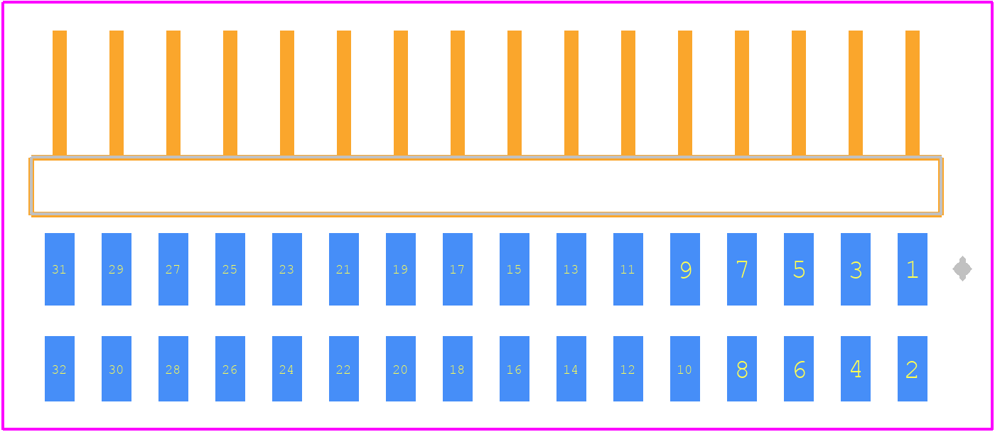 MMT-116-02-T-DH - SAMTEC PCB footprint - Other - Other - MMT-116-02-T-DH-1