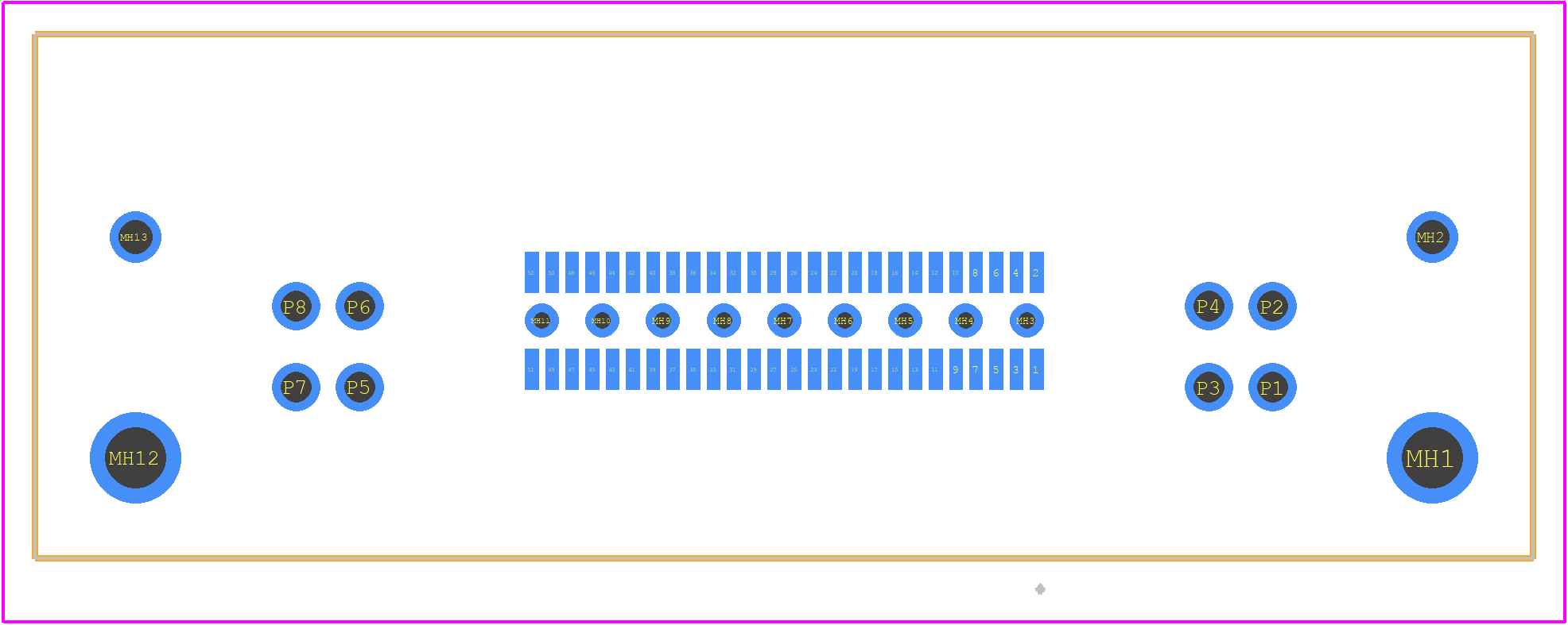 QFS-026-01-L-D-RA-PC4 - SAMTEC PCB footprint - Other - Other - QFS-026-01-L-D-RA-PC4-1
