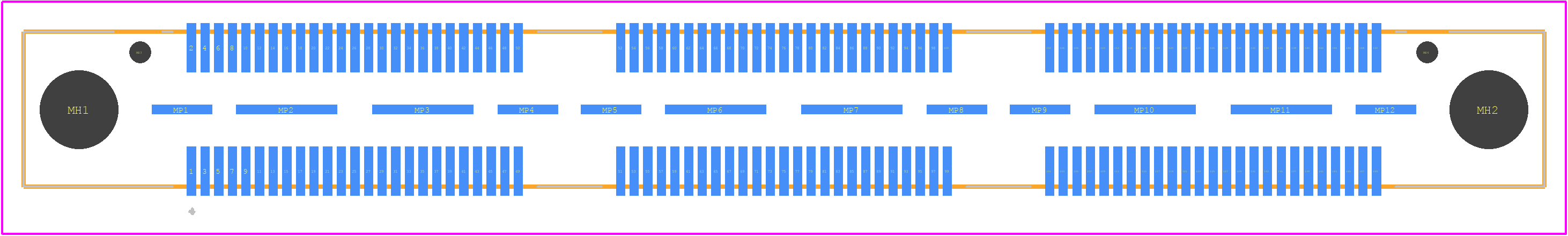QSS-075-01-L-D-A-GP - SAMTEC PCB footprint - Other - Other - QSS-075-01-L-D-A-GP-1