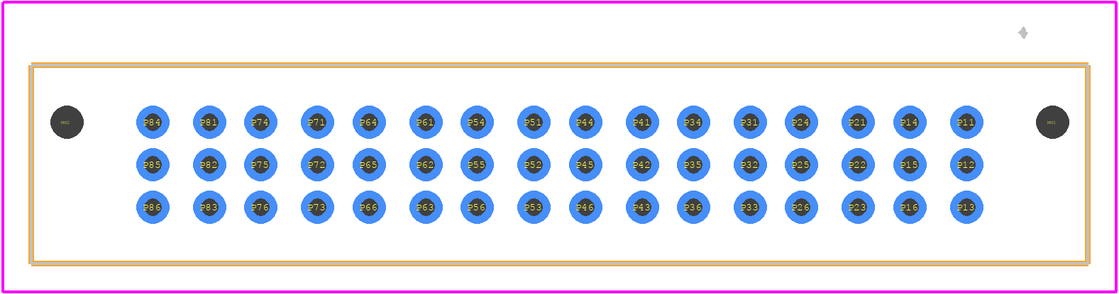 UPS-08-07.0-03-L-PV - SAMTEC PCB footprint - Other - Other - UPS-08-07.0-03-L-PV-2