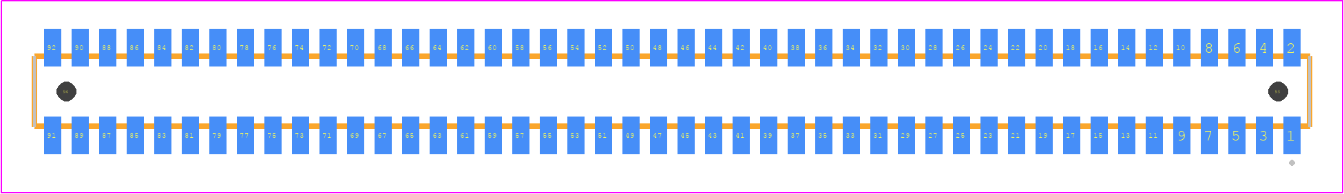CLM-146-02-L-D-A - SAMTEC PCB footprint - Other - Other - CLM-146-02-XX-D-A