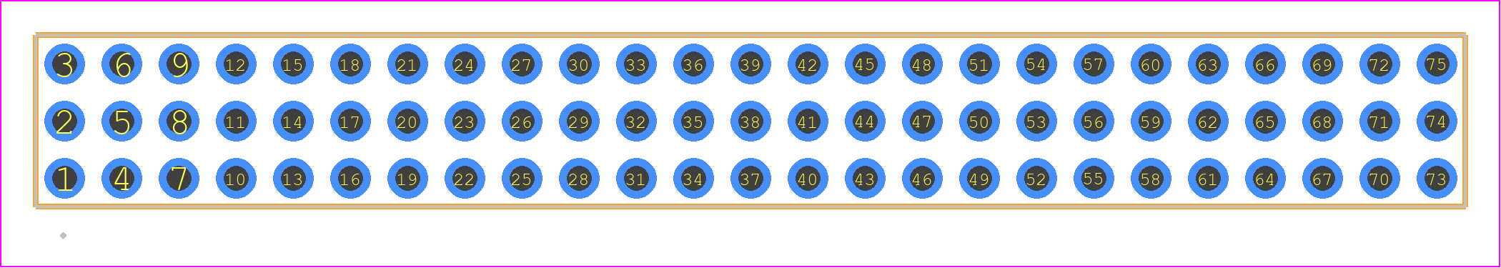 TMMH-125-04-L-T - SAMTEC PCB footprint - Other - Other - TMMH-125-XX-YY-T