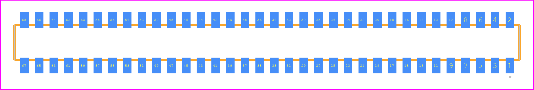 CLP-134-02-FM-DH - SAMTEC PCB footprint - Other - Other - CLP-134-02-YYY-DH