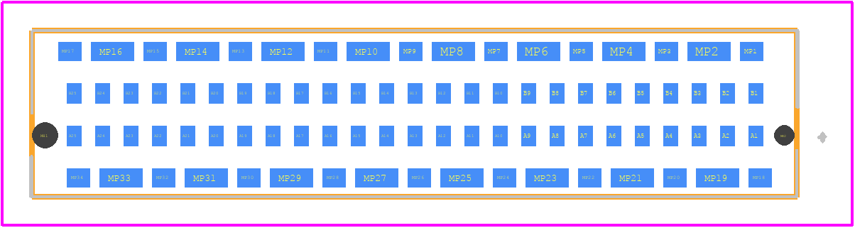 374732 - TE Connectivity PCB footprint - Other - Other - 374732-1