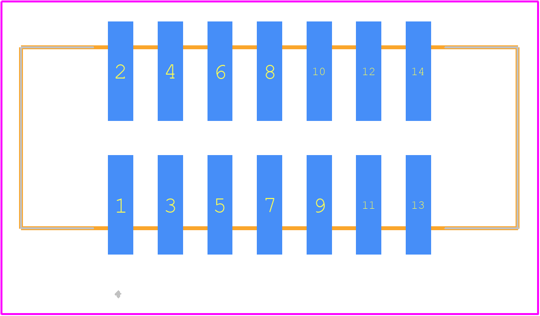 HTST-107-01-TM-DV-P - SAMTEC PCB footprint - Other - Other - HTST-107-01-TM-DV-P-1