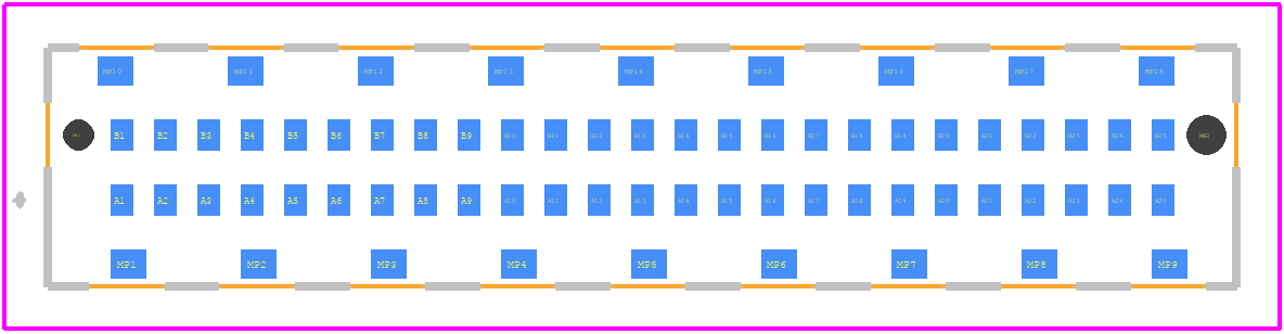 354178 - TE Connectivity PCB footprint - Other - Other - 354178-2