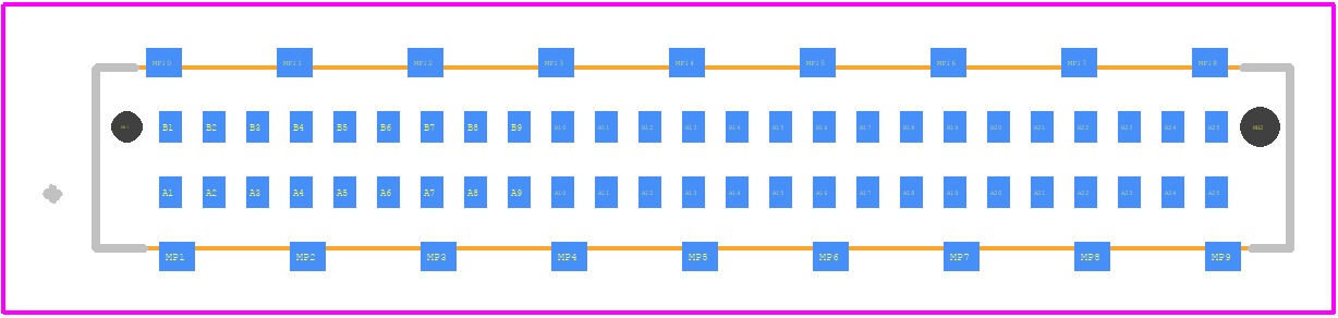 354180 - TE Connectivity PCB footprint - Other - Other - 354180-1