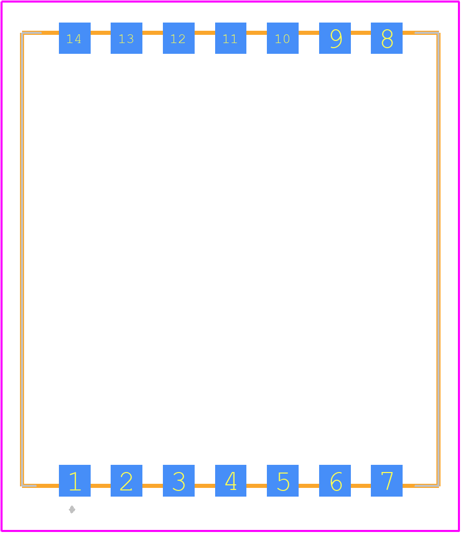 BPF-C550+ - Mini-Circuits PCB footprint - Other - Other - BPF-C550+-2