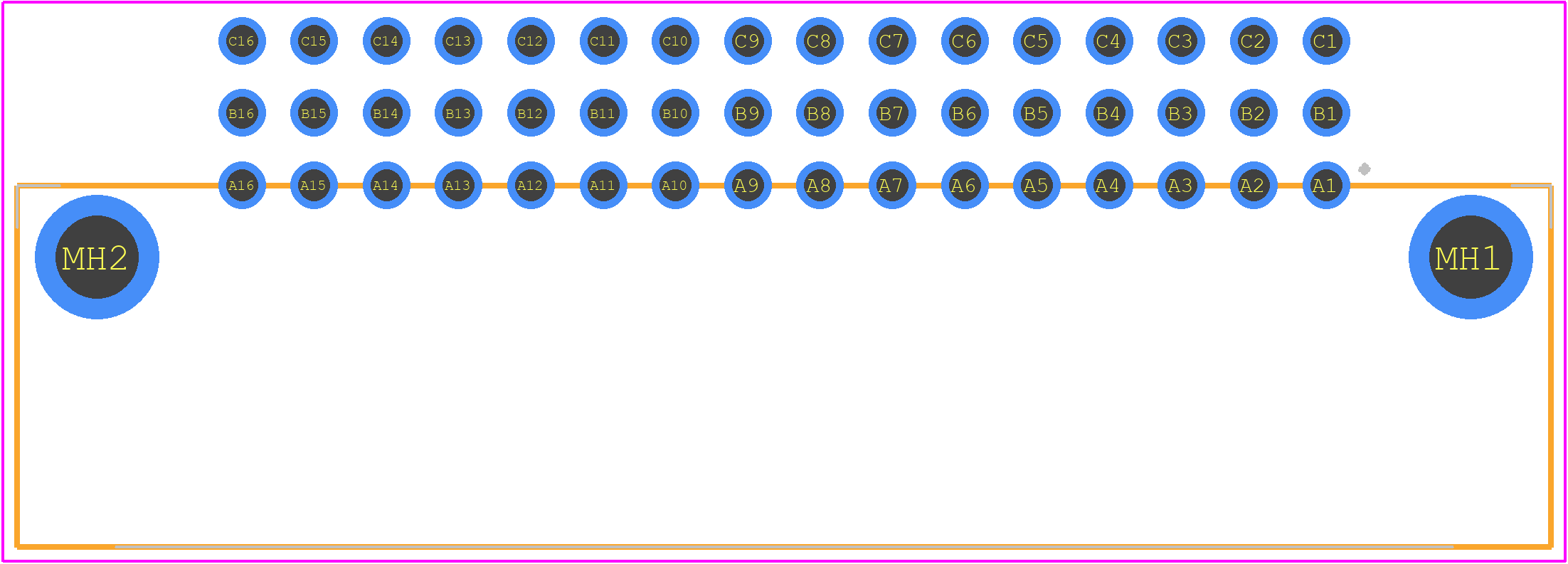 384218 - TE Connectivity PCB footprint - Other - Other - 384218-2