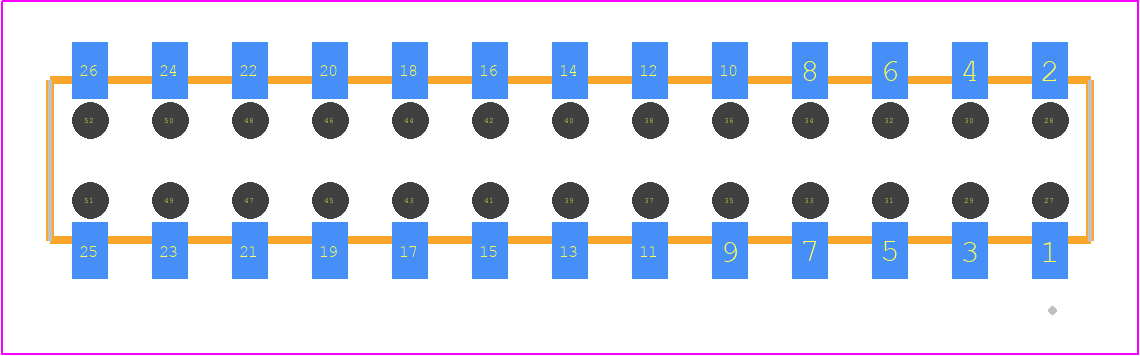 CLT-113-02-SM-D-BE - SAMTEC PCB footprint - Other - Other - CLT-113-02-XX-D-BE