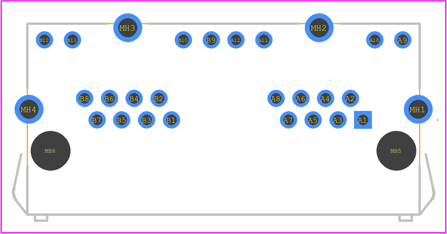 6116353-8 - TE Connectivity PCB footprint - Other - Other - 6116353-8-5