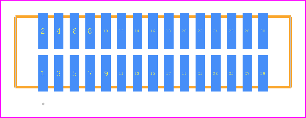 TFM-115-12-L-D - SAMTEC PCB footprint - Other - Other - TFM-115-ZZ-XXX-D