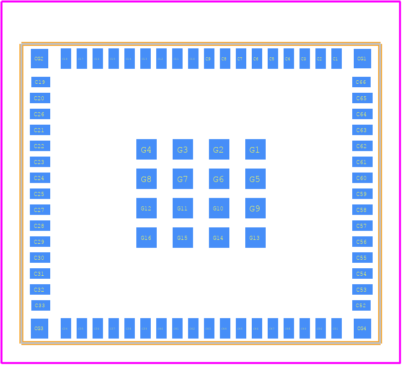 HL7800_1103933 - SIERRA WIRELESS PCB footprint - Other - Other - HL7800_1103933