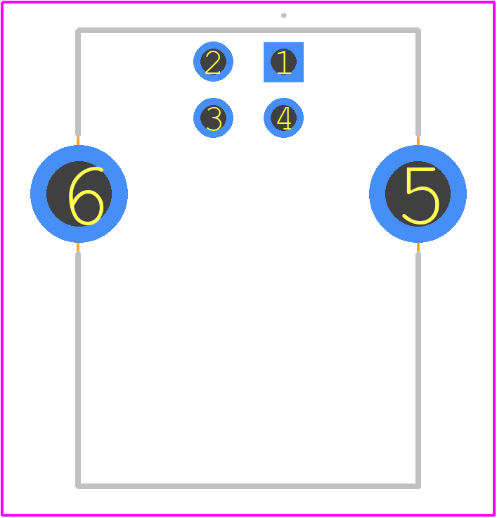 USB-B-S-S-B-TH-R - SAMTEC PCB footprint - Other - Other - USB-B-S-S-B-TH-R-1