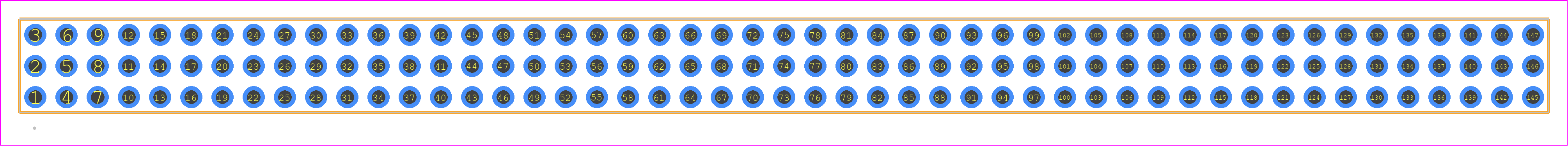 TMMH-149-01-L-T - SAMTEC PCB footprint - Other - Other - TMMH-149-XX-YY-T