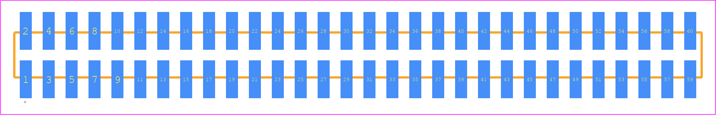 TMM-130-04-G-D-SM - SAMTEC PCB footprint - Other - Other - TMM-130-YY-XX-D-SM